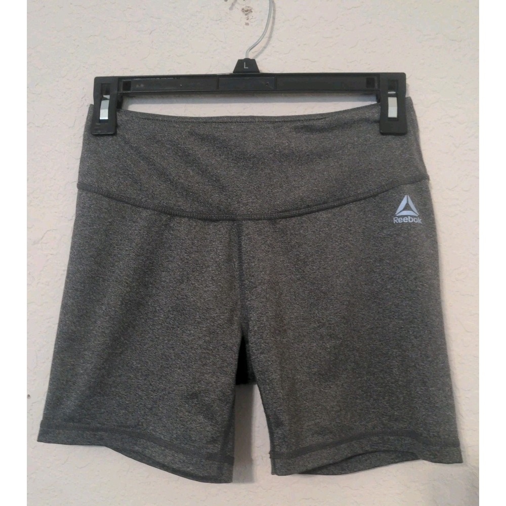 Reebok Women's Gray Workout Exercise Shorts. Size S